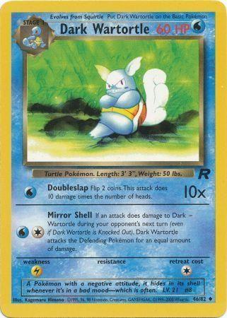 Dark Wartortle 046/82 - Team Rocket Unlimited