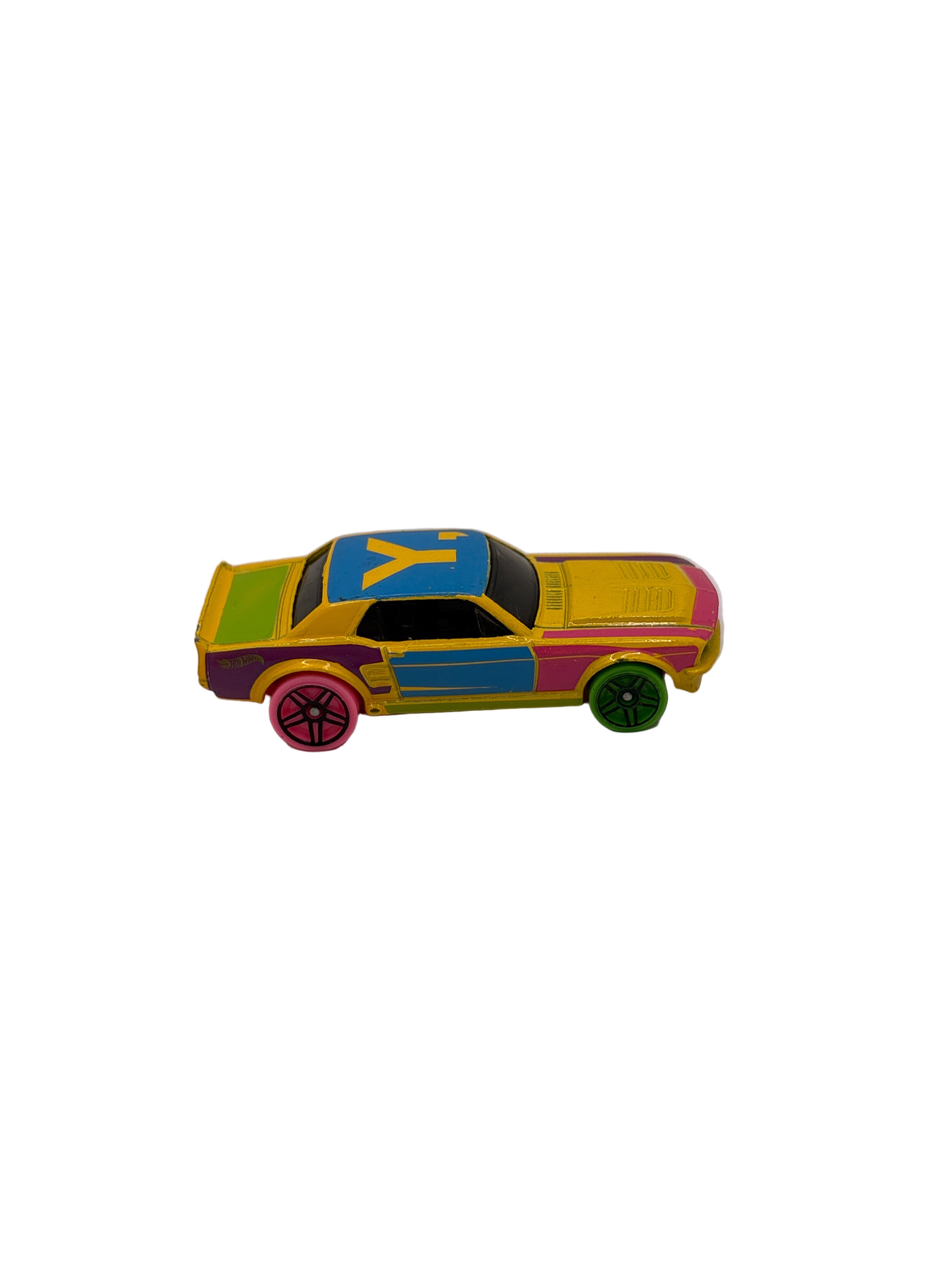 Hot Wheels 67 Ford Mustang GT Diecast yellow