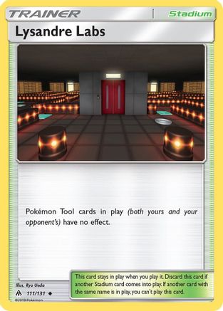 Lysandre Labs 111/131 - SM  Forbidden Light