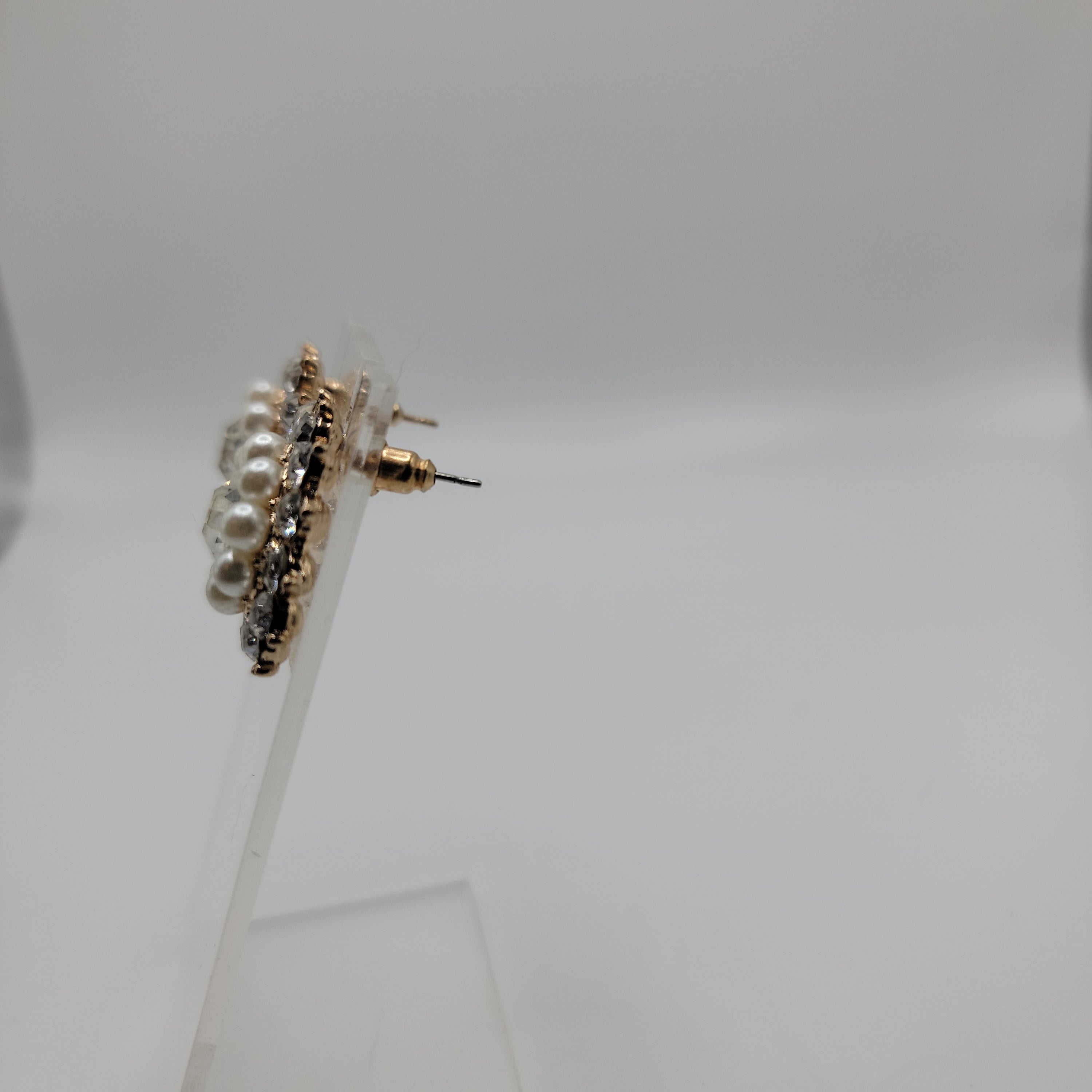 Crystal and Pearl Earrings