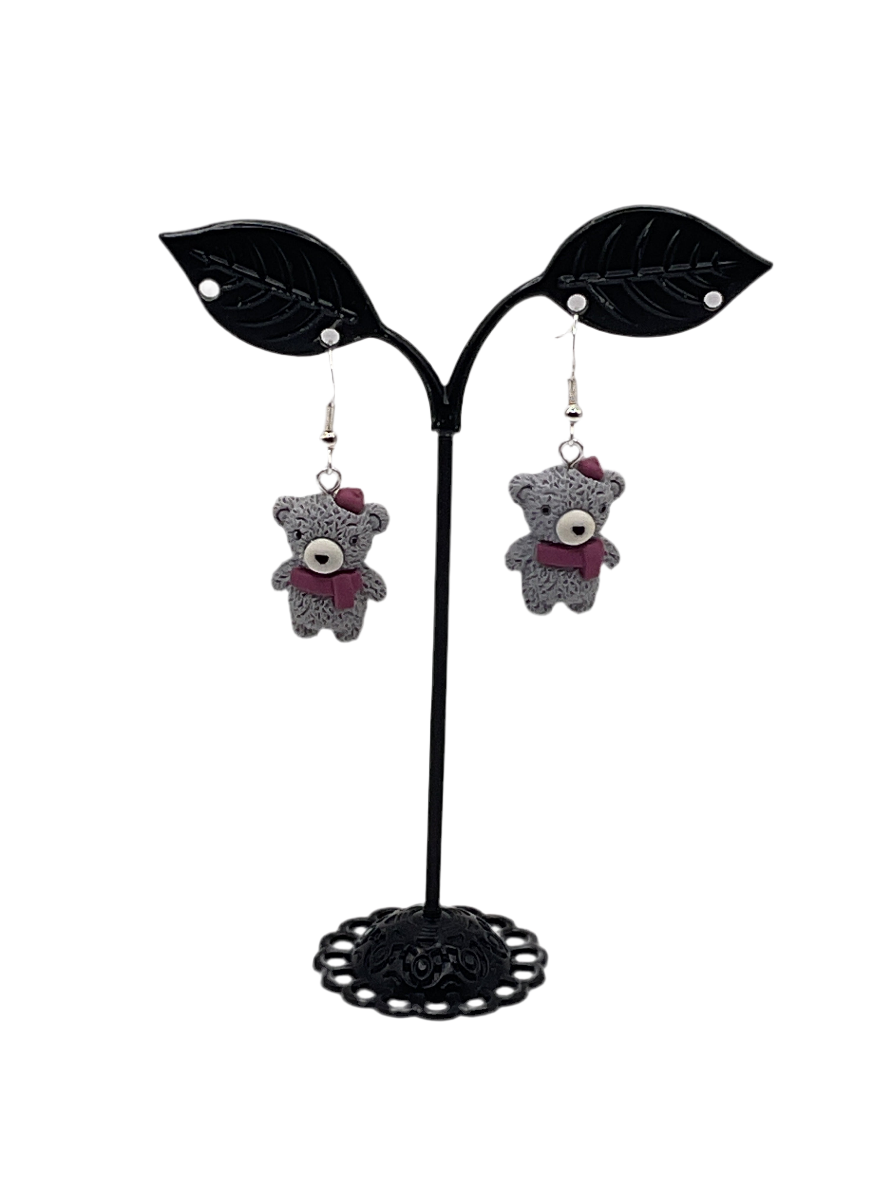 Teddy Bear Earrings 1