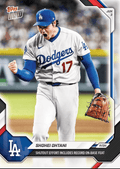 2026 Topps Now Shohei Ohtani #285 Shutout Effort Includes Record On Base Feat Los Angeles Dodgers Baseball Card