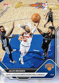2025 Topps Now Jalen Brunson #337 36 Points + Clutch 4th Quarter Powers Historic Finals Comeback New York Knicks Basketball Card