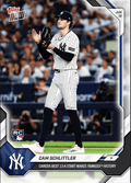 2026 Topps Now Cam Schlittler #355 Career Best 13K Start Makes Yankees History New York Yankees Rookie RC Baseball Card