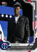 2026 Topps Now AJ Dybantsa #ADYB Wizards 1st Overall 2026 NBA Draft Selection Washington Wizards Rookie RC Basketball Card