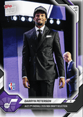 2026 Topps Now Darryn Peterson #DPET Jazz 2nd Overall 2026 NBA Draft Selection Utah Jazz Rookie RC Basketball Card