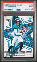 Graded 2025 Panini Rookies & Stars Travis Hunter #186 Rookie RC Football Card PSA 9 Mint