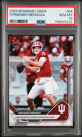 Graded 2025 Topps Bowman U Now Fernando Mendoza #64 Rookie RC Football Card PSA 10 Gem Mint