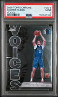 Graded 2025 Topps Chrome Cooper Flagg #VS6 Voices Rookie RC Basketball Card PSA 9 Mint