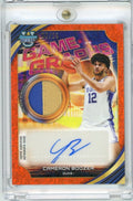 2025-26 Bowman U Best Cameron Boozer #GG-CB Game Graphs Orange Relic Auto /25 Rookie RC Basketball Card