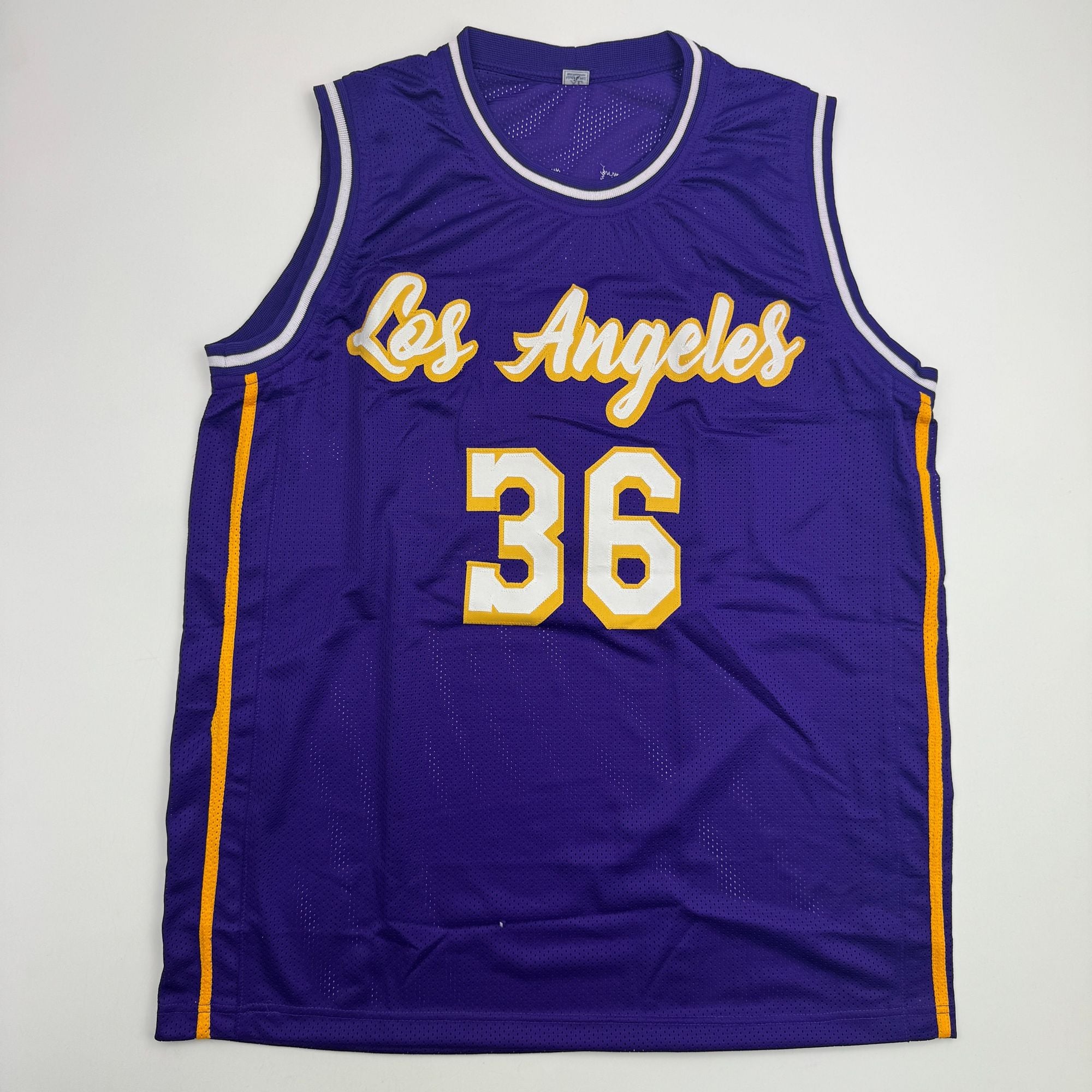 Autographed/Signed Marcus Smart Los Angeles Purple Basketball Jersey Beckett BAS COA