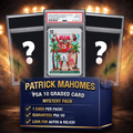 Patrick Mahomes PSA 10 Graded Football Card Mystery Pack