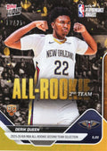 2025 Topps Now Derik Queen #AR08 Orange Foil /25 2025-26 KIA NBA All Rookie Second Team Selection New Orleans Pelicans Rookie RC Basketball Card