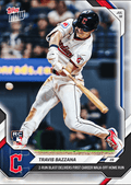 2026 Topps Now Travis Bazzana #462 2 Run Blast Delivers First Career Walk Off Home Run Cleveland Guardians Rookie RC Baseball Card