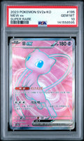 Graded 2023 Pokemon Korean sv2a Mew ex #195 Super Rare Trading Card Game PSA 10 Gem Mint