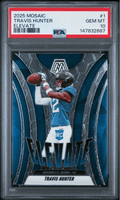 Graded 2025 Panini Mosaic Travis Hunter #1 Elevate Rookie RC Football Card PSA 10 Gem Mint