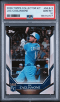 Graded 2026 Topps Collector Kit Jac Caglianone #MLB3 Rookie RC Baseball Card PSA 10 Gem Mint