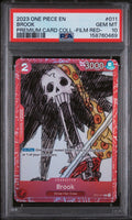 Graded 2023 One Piece Brook #011 ST01 Premium Card Collection Film Red Trading Card Game PSA 10 Gem Mint