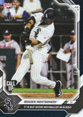 2026 Topps Now Braden Montgomery #311 Black Foil /10 5th in MLB History with Walk Off Home Run in Debut Chicago White Sox Rookie RC Baseball Card