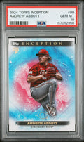 Graded 2024 Topps Inception Andrew Abbott #80 Rookie RC Baseball Card PSA 10 Gem Mint
