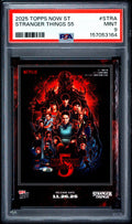 Graded 2025 Topps Now Stranger Things #STRA Netflix Card PSA 9 Mint