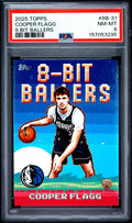 Graded 2025 Topps Cooper Flagg #8B-31 8-Bit Ballers Rookie RC Basketball Card PSA 8 Near Mint