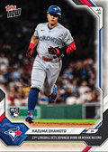 2026 Topps Now Kazuma Okamoto #484 23rd Longball Sets Japanese-Born Home Run Rookie Record Toronto Blue Jays Rookie RC Baseball Card