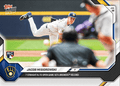 2026 Topps Now Jacob Misiorowski #493 7 Straight Ks to Open Game Sets Brewers Record Milwaukee Brewers Rookie RC Baseball Card