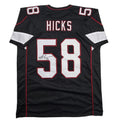 Autographed/Signed Jordan Hicks Arizona Black Football Jersey JSA COA