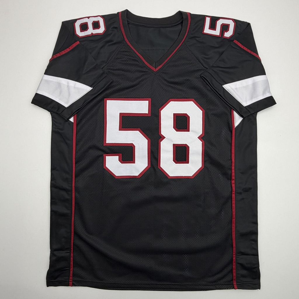 Autographed/Signed Jordan Hicks Arizona Black Football Jersey JSA COA