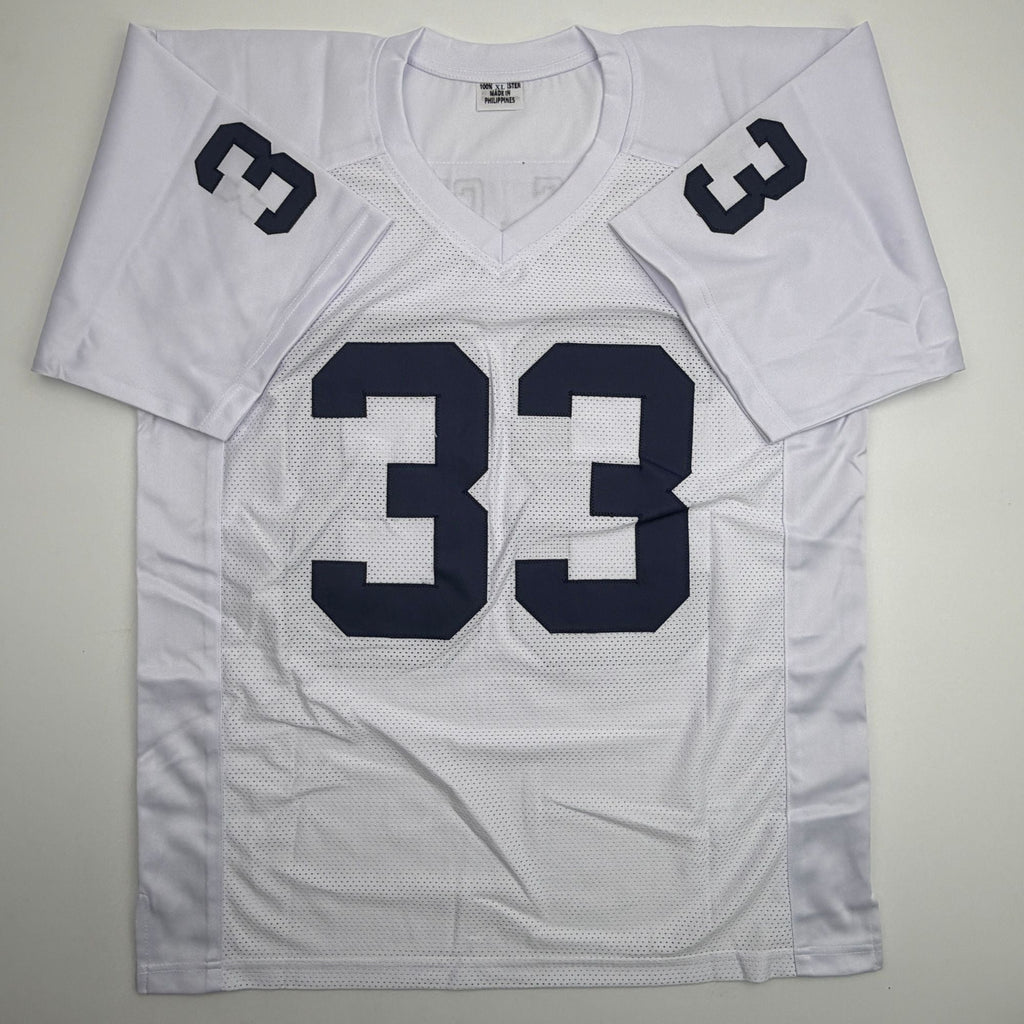 Autographed/Signed Dani Dennis-Sutton Penn State White College Football Jersey JSA COA