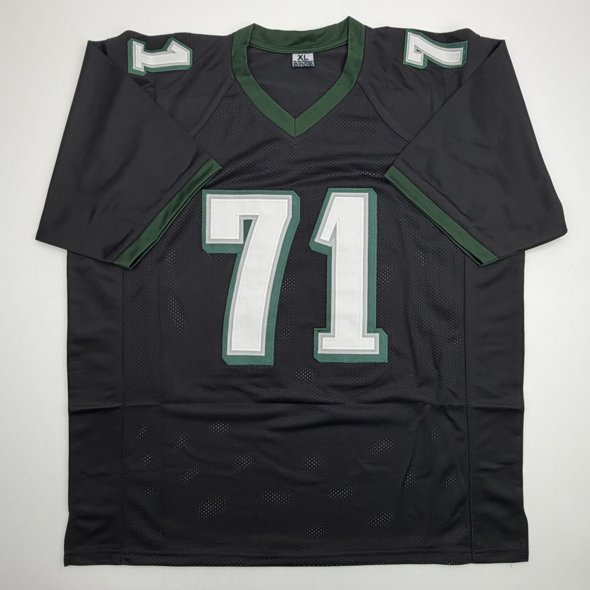 Autographed/Signed Jason Peters Philadelphia Black Football Jersey JSA COA