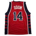Autographed/Signed Lamar Odom United States USA Olympics Red Basketball Jersey JSA COA
