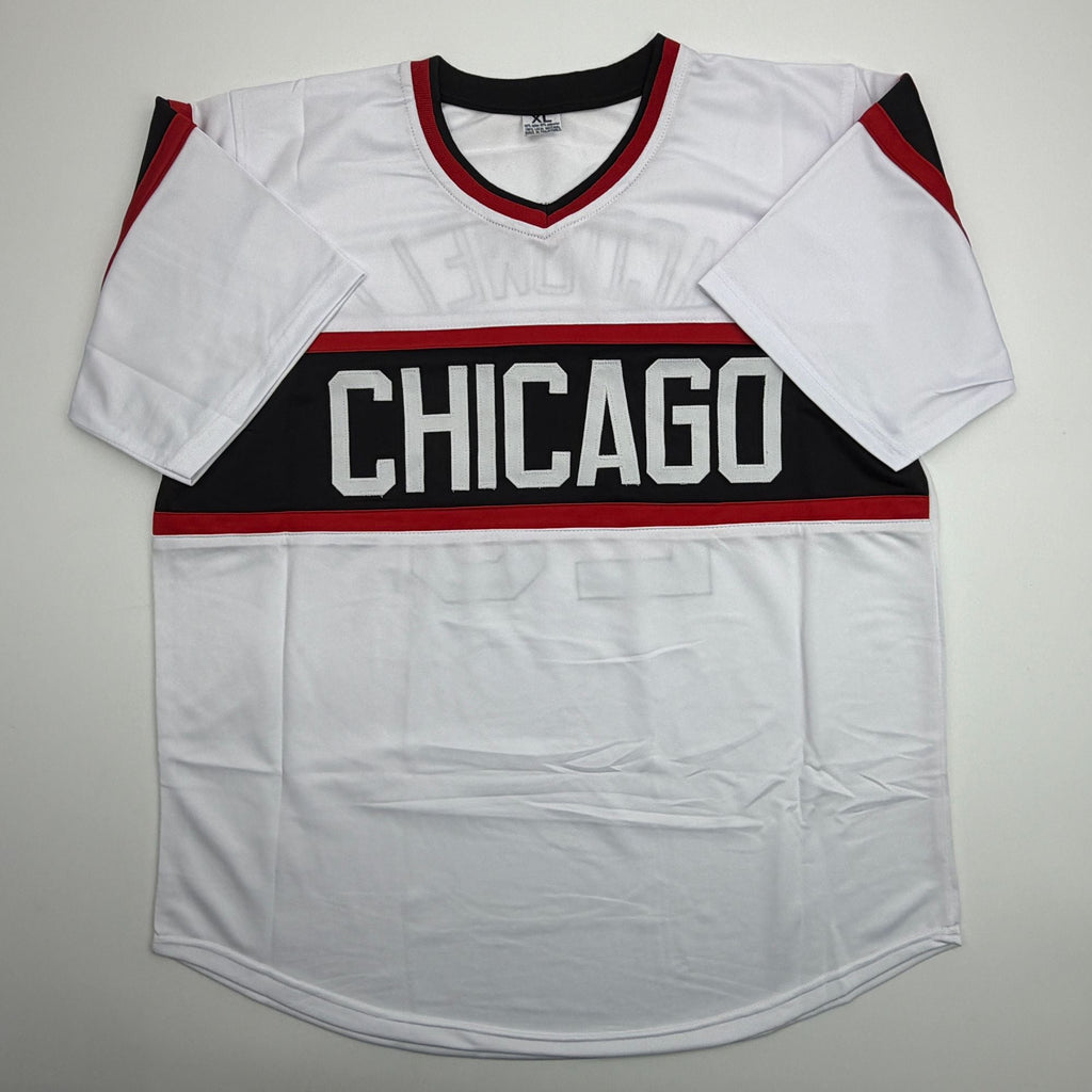 Autographed/Signed Jack McDowell Chicago White Retro Baseball Jersey Beckett BAS COA