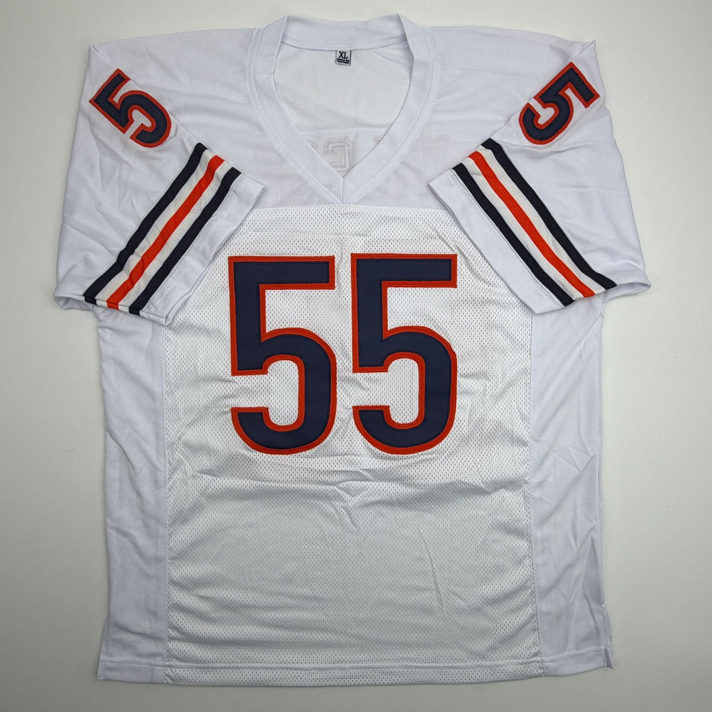 Autographed/Signed Otis Wilson Chicago White Football Jersey Beckett BAS COA
