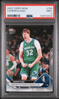Graded 2025 Topps Now Cooper Flagg #150 Rookie RC Basketball Card PSA 9 Mint
