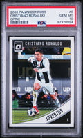 Graded 2018 Panini Donruss Optic Cristiano Ronaldo #9 Soccer Card PSA 10 Gem Mint