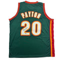 Autographed/Signed Gary Payton Seattle Green Basketball Jersey Beckett BAS COA