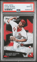 Graded 2026 Topps Chase Burns #27 Stars of MLB Rookie RC Baseball Card PSA 10 Gem Mint
