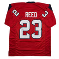 Autographed/Signed Jaylen Reed Houston Red Football Jersey JSA COA