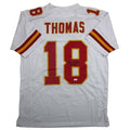 Autographed/Signed Emmitt Thomas Kansas City White Football Jersey PSA/DNA COA