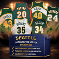 Autographed/Signed Seattle Basketball Jersey Mystery Box with PSA JSA or Beckett COA