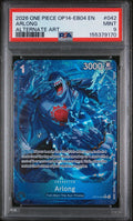 Graded 2026 One Piece Arlong #042 OP14 Trading Card Game PSA 9 Mint