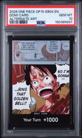 Graded 2026 One Piece Don!! OP14 Monkey D Luffy Alt Art Trading Card Game PSA 10 Gem Mint