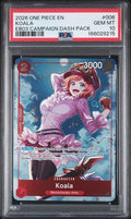 Graded 2026 One Piece Koala #006 EB03 Campaign Dash Pack EN Trading Card Game PSA 10 Gem Mint