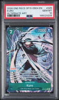 Graded 2026 One Piece Kuro #025 OP15 EB04 EN Alternate Art Trading Card Game PSA 10 Gem Mint