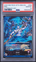 Graded 2026 One Piece Enel #058 OP15 EB04 EN Alternate Art Trading Card Game PSA 10 Gem Mint