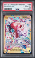 Graded 2026 One Piece Monkey D. Luffy #061 OP15 EB04 EN Trading Card Game PSA 10 Gem Mint