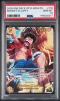 Graded 2026 One Piece Monkey D. Luffy #119 OP15 EB04 EN Trading Card Game PSA 10 Gem Mint