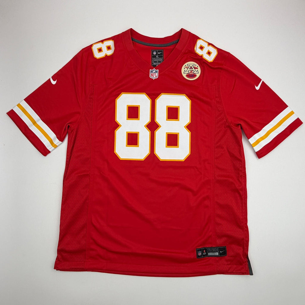 Autographed/Signed Tony Gonzalez Kansas City Chiefs Authentic Nike Red Football Jersey Beckett BAS COA